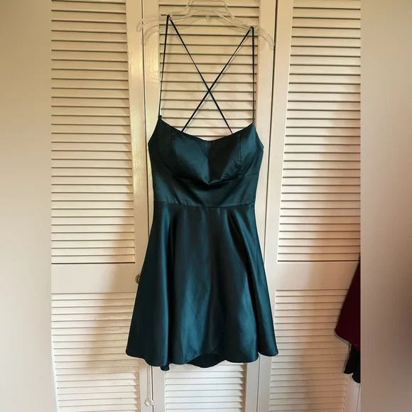 Dresses | Dark Green Short Formalhomecoming Dress | Poshmark